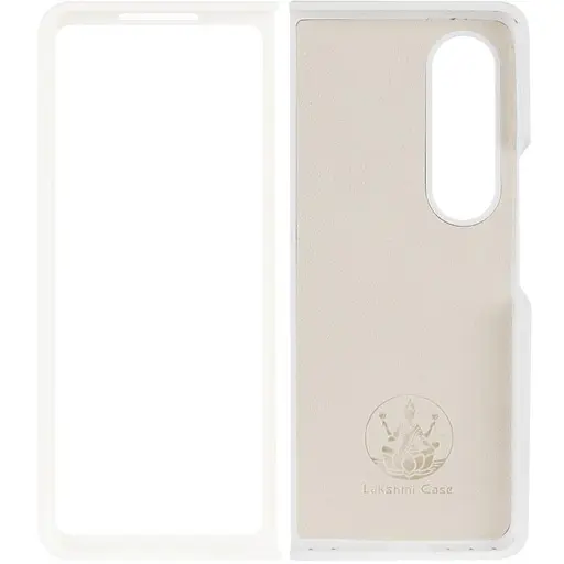 Чехол Foldables Silicone Cover Lakshmi AAA для Samsung Galaxy Z Fold4 Белый / White - фото 3