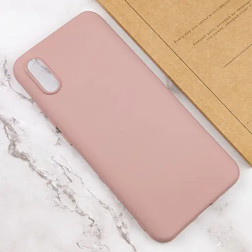 Чехол Lakshmi Silicone Cover (AA) для Xiaomi Redmi 9A Розовый / Pink Sand - фото 4