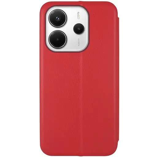 Шкіряний чохол-книжка Epik Classy для Xiaomi Redmi Note 14 4G (Int. version) Червоний - фото 2