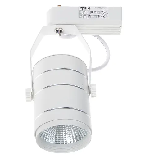 Светильник трековый поворотный LED 423/10W NW WH/SL Brille 32-326 - фото 9