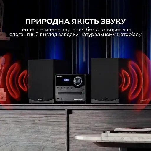 Музыкальный центр Sharp XL-B517D(BK) Black - фото 5