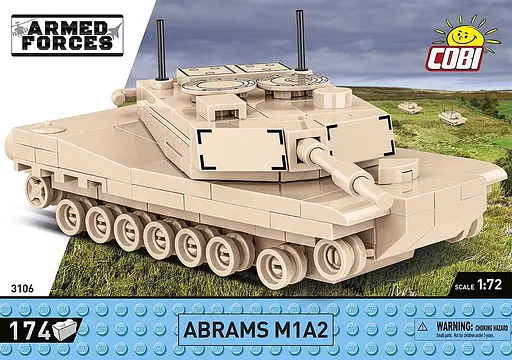 Конструктор COBI танк ЗСУ Abrams 3106 - фото 8