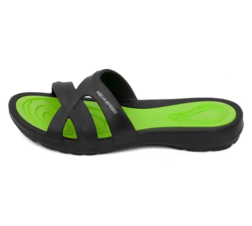 Шлепанцы Aqua Speed ​​Panama 41 Black/Green (1000-513-38-41) - фото 3