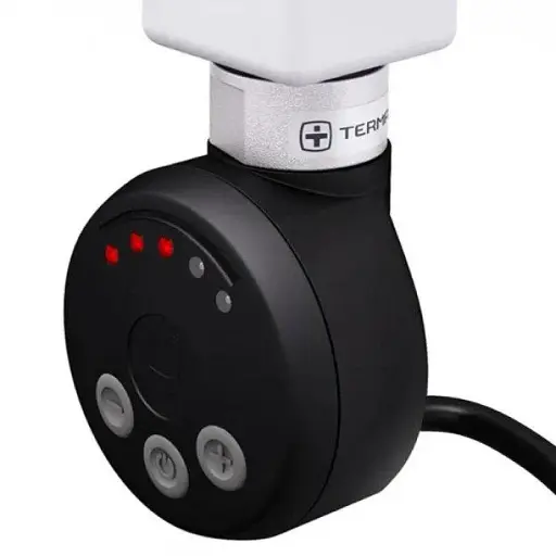 ТЕН для рушникосушки Terma MEG з електронним термостатом 600W Black + трійник 30412 - фото 6