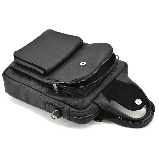 Вертикальна чоловіча сумка TARWA 25.5х7.5х30.5 см sum0028663 - фото 6