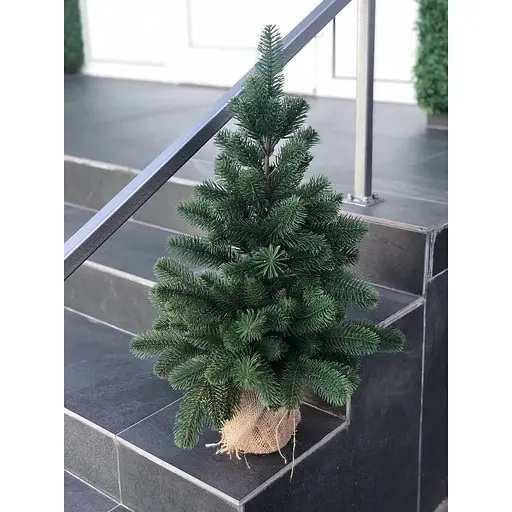 Ялинка Hvoya Premium лита в мішковині 70 см зелена - фото 2