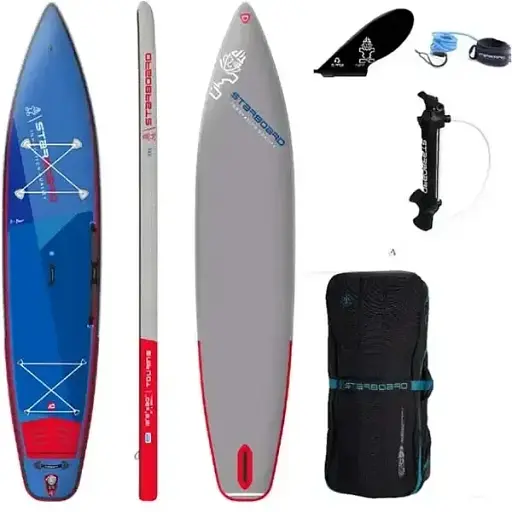 Sup-дошка StarBoard Inflatable Sup 12'6 X 30 X 6 Touring M Deluxe DC Сірий/Синій (1053-2012230601008)