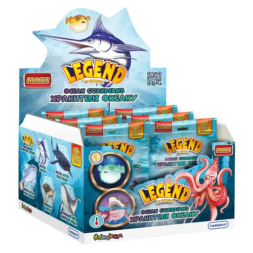 Стретч-іграшка #sbabam серії Legend of animals Максі Хранителі океану в асортименті 1 шт. (106/CN24) - фото 4