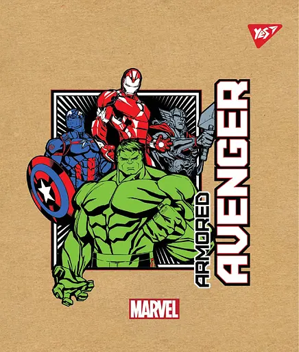 Набор тетрадей Yes Avenger А5 в линейку 12 листов 10 шт. (765072) - фото 5