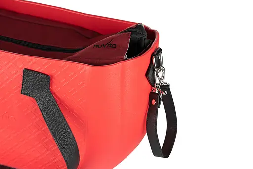 Сумка MyMia ручки кожа, коврик, ремни для коляски, красно-черный Nuvita det0018672 - фото 7