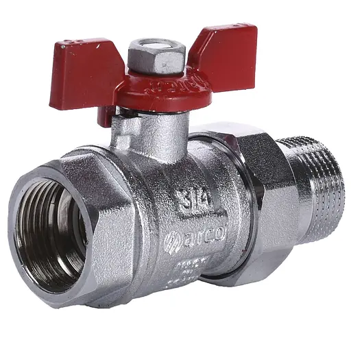 Кран кульовий прямий з американкою Arco 3/4″ Sena 154104 - фото 4