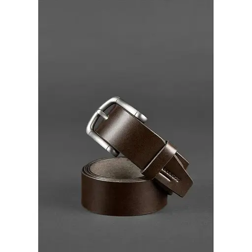 Мужской ремень BlankNot 40 мм коричневый - фото 6