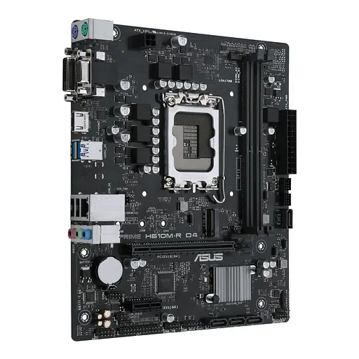 Материнская плата ASUS PRIME H610M-R D4-SI (PRIME H610M-R D4-SI) (Socket 1700, Intel H610, Micro-ATX) - фото 3