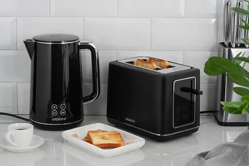 Тостер Ardesto Elegance T-K301E 800 Вт LED дисплей пластик чорний - фото 3
