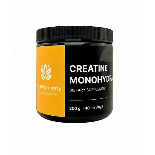 Моногідрат креатину VitalHarmony Creatine Monohydrate 200 г Кавун - фото 1