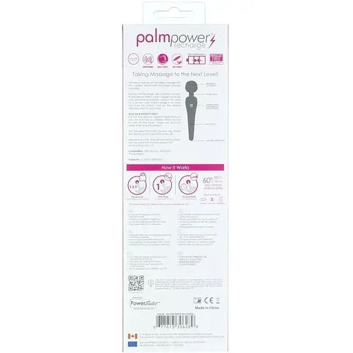 Вибромассажер PalmPower Recharge Pink - фото 9