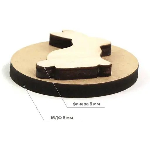 Штамп для вибійки Rosa Talent №3 Великдень 4x5см - фото 2