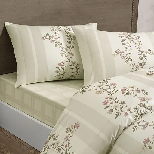 Постільна білизна Mirelune Beige Ранфорс Tac pbe0051607 - фото 3