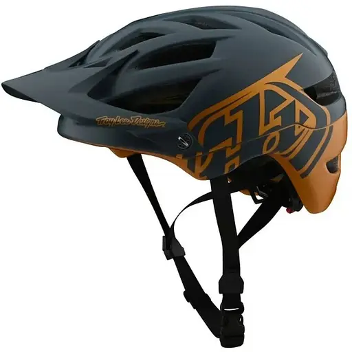 Велошолом Troy Lee Designs A1 Mips Classic Grey/Yellow XS (1106-190111140)