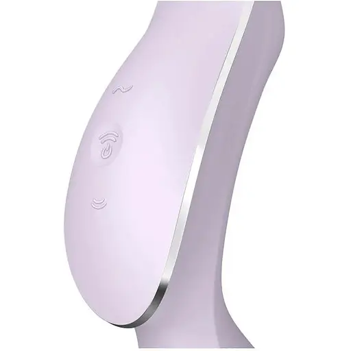 Вакуумний стимулятор з вібрацією Satisfyer Curvy Trinity 2 Violet - фото 4