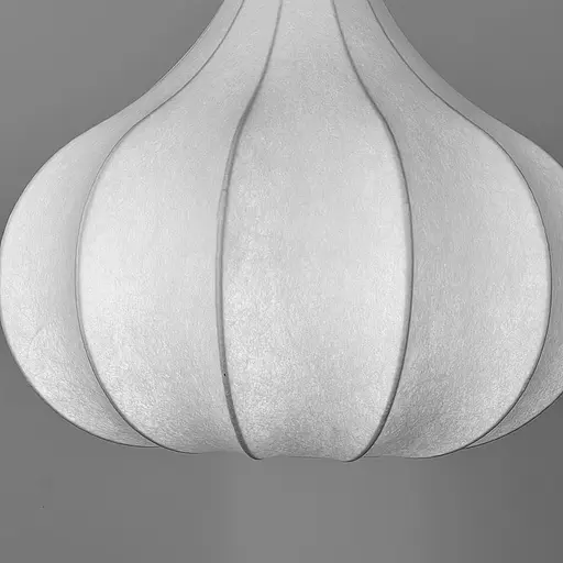 Дизайнерский светильник с полимерным абажуром Ø50x40 см Line F AK01-500 Белый - фото 5