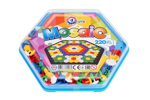Мозаїка "Різнобарвний світ" 2070 ТехноК, 220 елементів (4823037602070) - фото 1