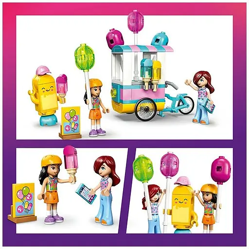Конструктор LEGO Friends Ятка з морозивом і повітряними кульками 107 деталей (42692) - фото 4