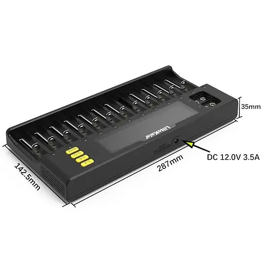 Универсальное зарядное устройство Liitokala Lii-S12 - фото 5