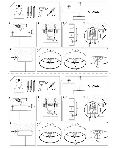 Люстра припотолочная Nowodvorski 6532 VIVIANE - фото 3