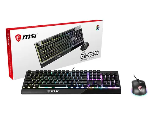 Комплект клавіатура і мишка MSI Vigor GK-30 COMBO UA USB Black - фото 5