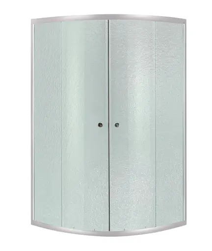 Душевая кабина Lidz Latwa SC80x80.SAT.MID.FR, полукруглая, стекло Frost 4 мм без поддона - фото 1