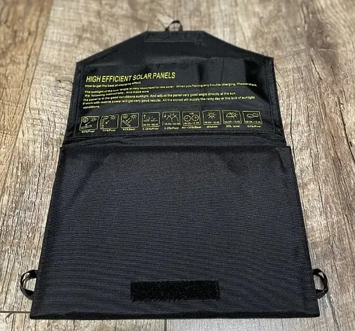 Складное солнечное зарядное устройство Solar panel Solar Ying 6358 EU 21W Солнечная панель - фото 5