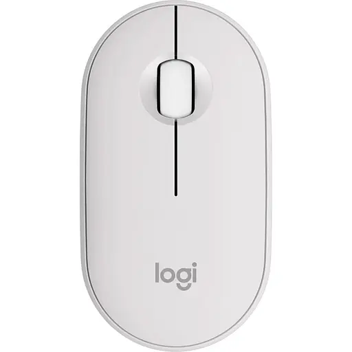 Бездротова миша Logitech Pebble Mouse 2 M350s White Bluetooth (910-007013) - фото 1