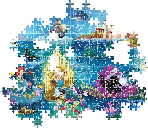 Пазл Disney Русалонька - 1000 шт. Clementoni 39783 - фото 3