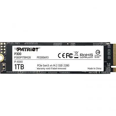 SSD-накопитель Patriot P300 1 ТБ (P300P1TBM28) - фото 1