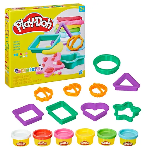 Набор для творчества Hasbro Play-Doh Основы Fundamentals Shapes (E8530_E8534)