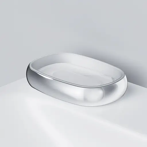 Мильниця Am.Pm Sensation скляна скляна хром A3031200, Хром - фото 4