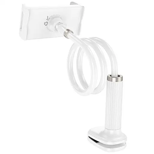 Регульована підставка для телефону/планшета Hoco HD10 Bamboo lazy stand White - фото 3