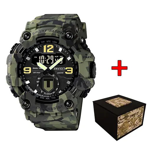 Наручные часы мужские 004 ТРО Camo Green Awarder acs0031997