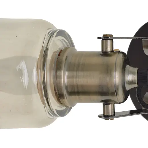 Бра Brille LK-687W/1 E27 AB/BK настінне накладне лофт - фото 8