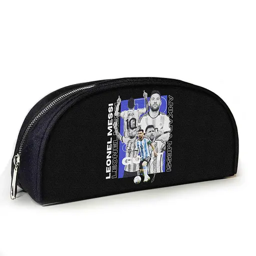 Пенал шкільний з принтом Ліонель Мессі 23х10х8 см з принтом для хлопчика (3821)
