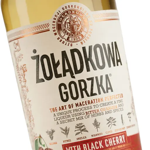Лікер Zoladkowa Gorzka Black Cherry 30% 0.5 л - фото 5