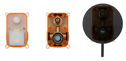 Душова система прихованого монтажу Rea Lungo + Box з виливом rose gold REA-P6610, Теплий захід сонця - фото 4