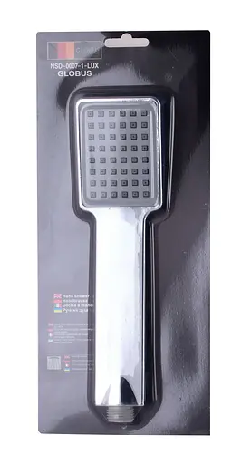 Ручной душ Globus Lux NSD-0007-1-LUX Blister, Хром - фото 2