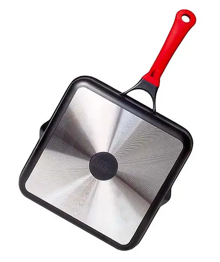 Квадратная сковорода гриль Biol Modern 28x28 см - фото 4