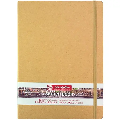 Блокнот для графики Royal Talens Art Creation А4 140г/м2 80л Kraft - фото 1