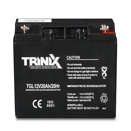 Аккумуляторная батарея гелевая 12В 20Ач Trinix TGL12V20Ah/20Hr GEL (44-00014) - фото 2