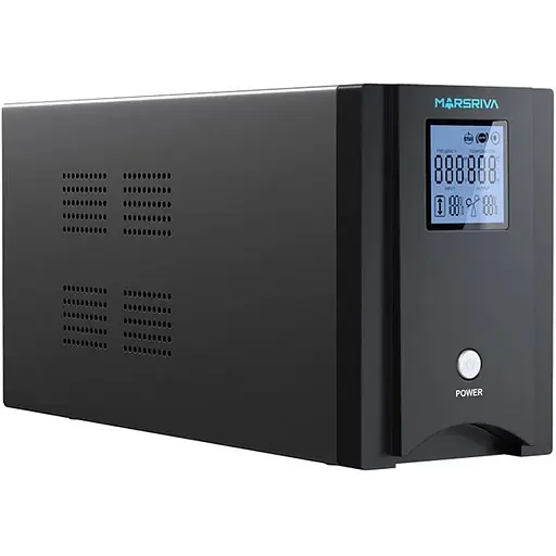 ДБЖ Marsriva MR-UF1000P-H, 1000ВА/800Вт, чиста синусоїда змінного струму, без АКБ, 24B - фото 2