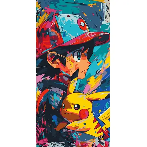 Набор для росписи ArtCraft Верный друг Пикачу 40 x 80 см (16108-AC)