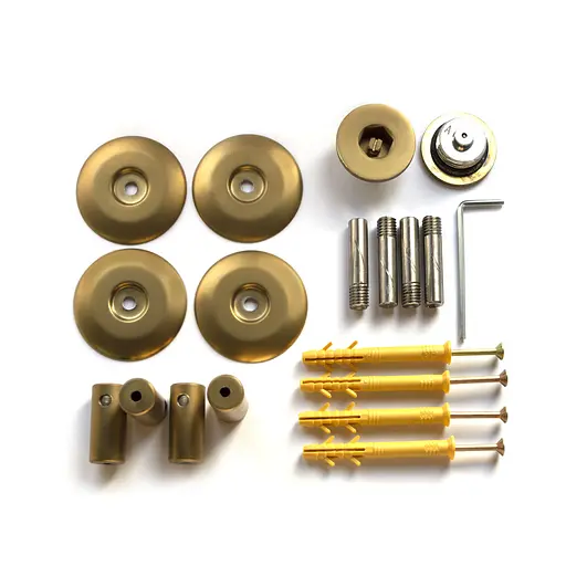 Водяна рушникосушка Navin Камелія 500x800 матове золото 12-228153-3680, Золотий - фото 6